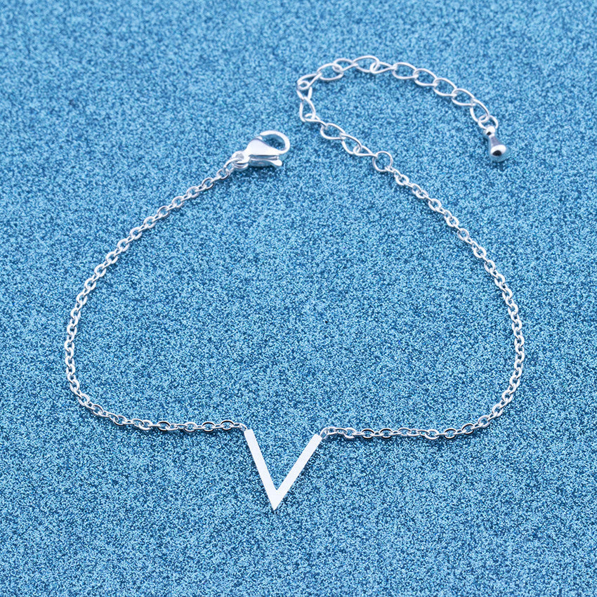 V Bracelets  Stainless Steel Chain