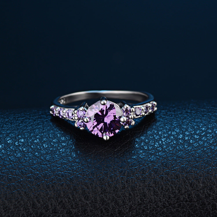 Violet Velvet Ring