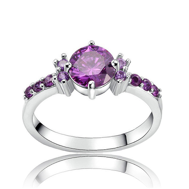 Violet Velvet Ring