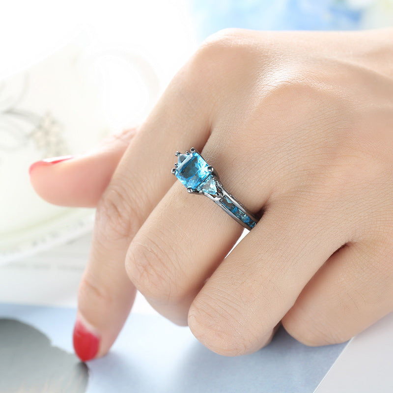 Ladies Zircon Jewelry Rings From Europe And America