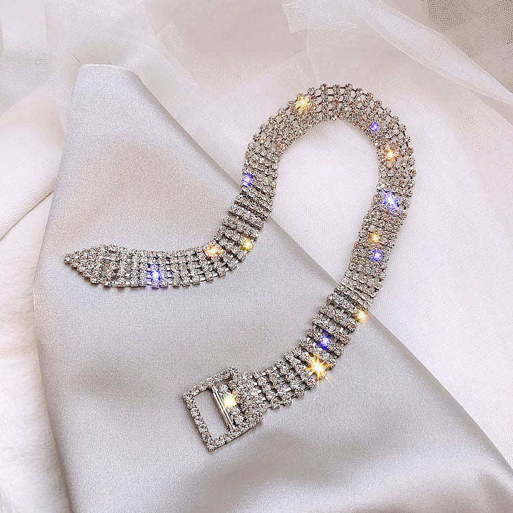 Fashion Full Rhinestone Choker Necklaces