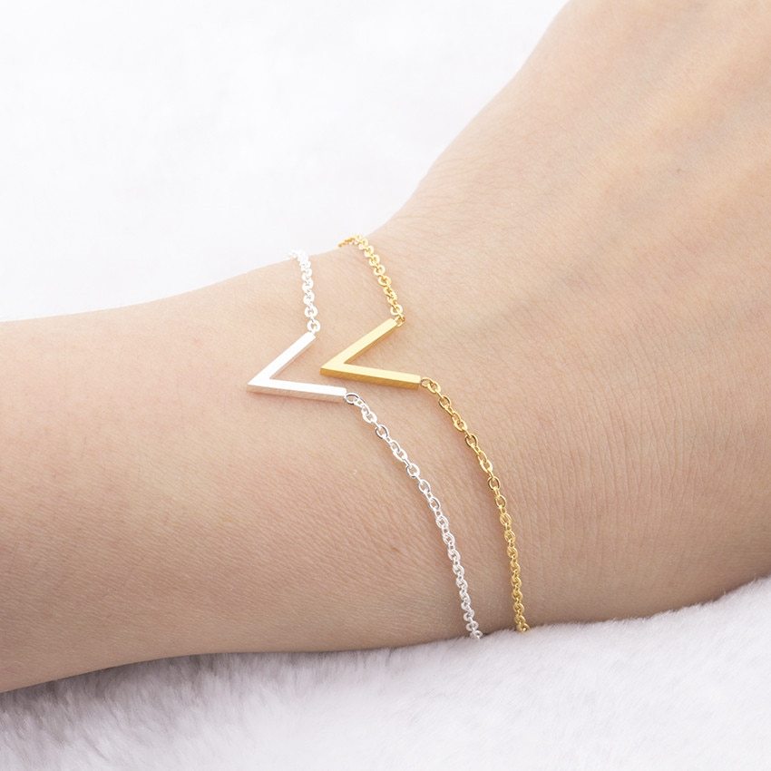 V Bracelets  Stainless Steel Chain