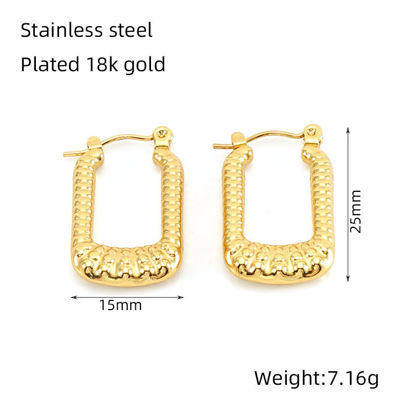 Titanium Steel Earrings