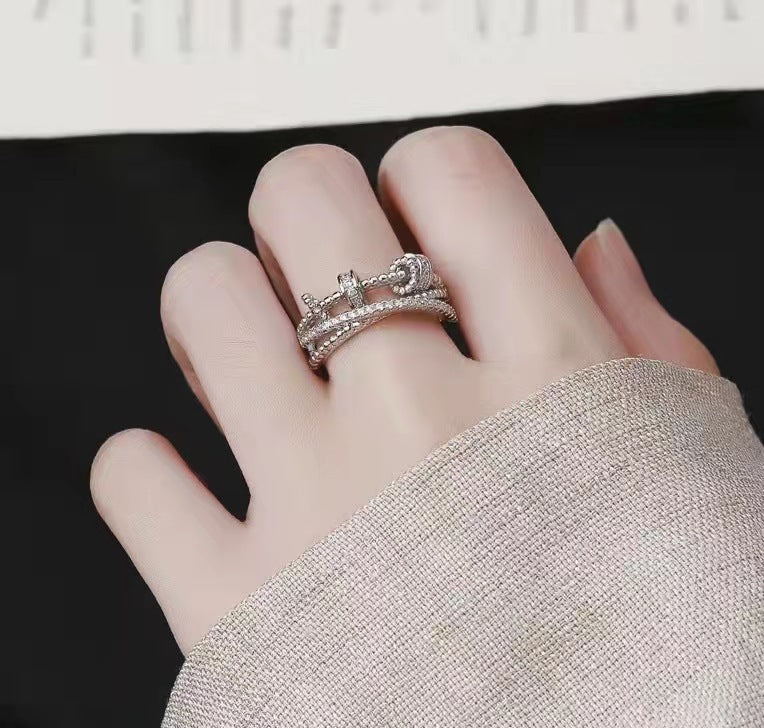 Turnable Anxiety Rings With Bead Relieve Stress