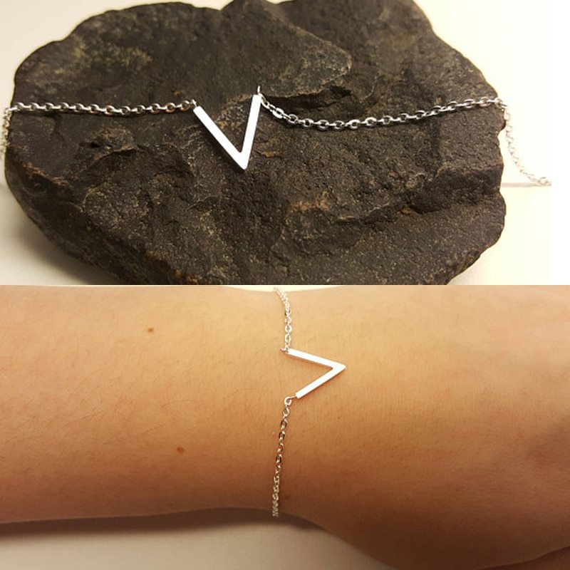 V Bracelets  Stainless Steel Chain
