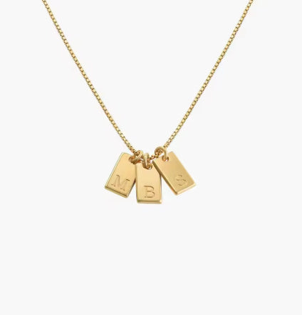 Custom Initial Necklaces